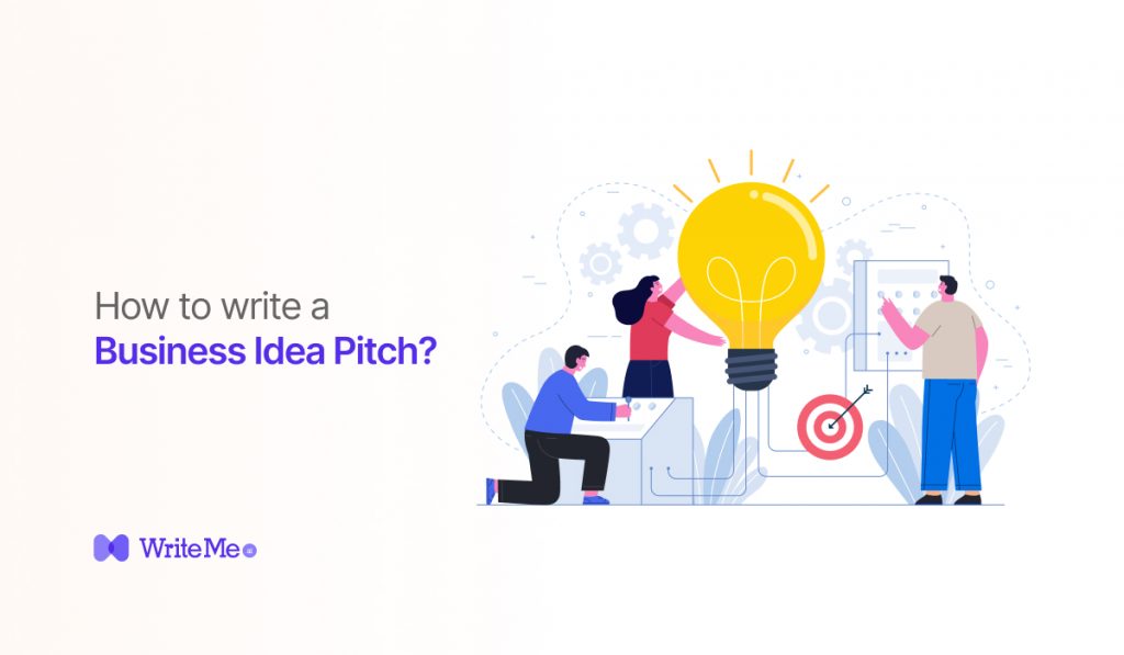 how to write a business idea pitch