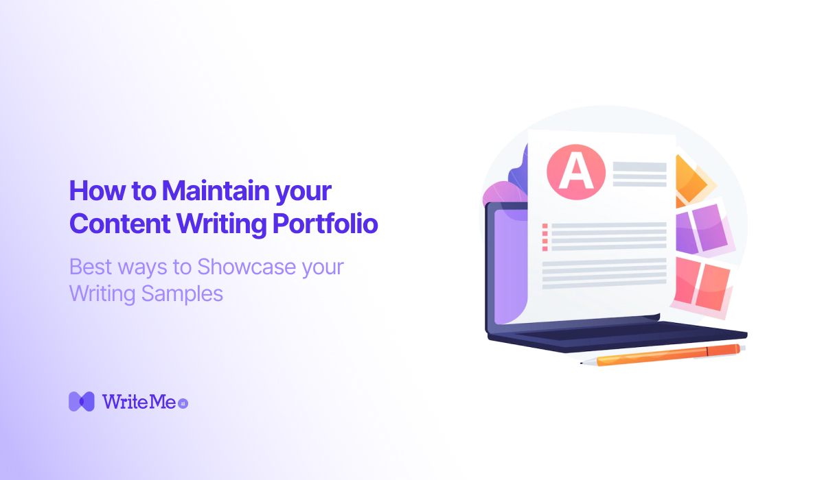 how to build and maintain your content writing portfolio